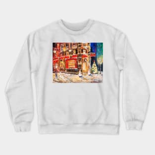 Bakery On The Corner. The Night Before Christmas Crewneck Sweatshirt